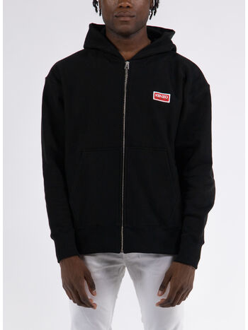 FELPA KENZO PARIS OVERSIZED ZIP UP, 99J BLACK, small