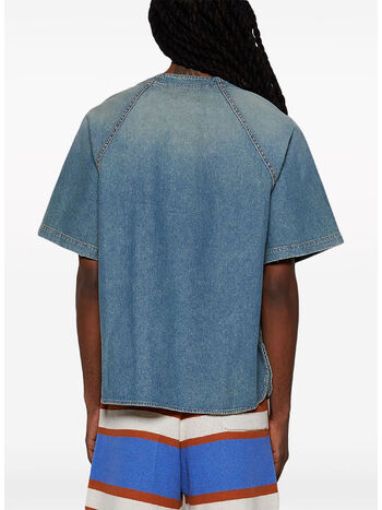 CAMICIA DENIM BASEBALL, , small