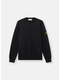 FELPA GIROCOLLO ORGANIC COTTON FLEECE, V0029 BLACK, thumb