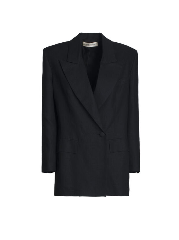 GIACCA THE BLAZER LINUME, BLACK, large