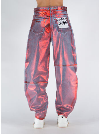 JEANS FOIL DENIM, 847 RED ALERT, small