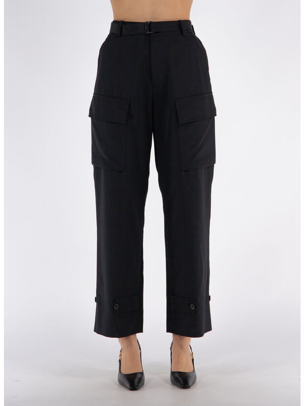 PANTALONE SUITING, 001 BLACK, large