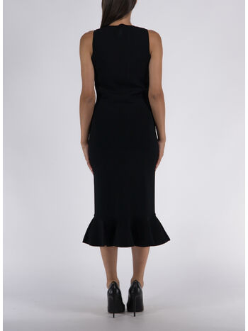 ABITO RUFFLED HEM, 999 BLACK, small