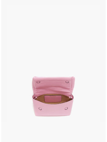 BORSA IN PELLE TWISTER MIDI, 300 PINK, small