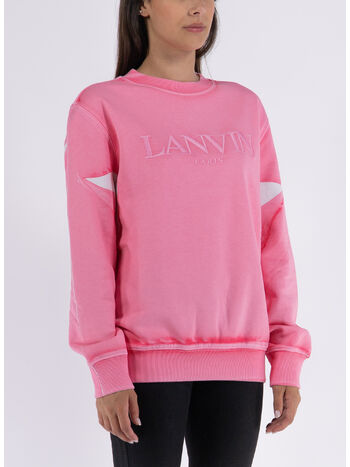 FELPA OVERPRINTED EMBROIDERED LANVIN PARIS, 504 PEONY PINK, small
