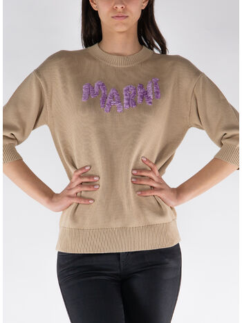 MAGLIONE GIROCOLLO CON LOGO, 00W29, small