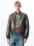 GIACCA IN PELLE, 320 GREEN, thumb
