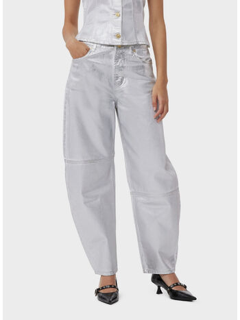 JEANS FOIL DENIM STARY, 151 BRIGHT WHITE, small
