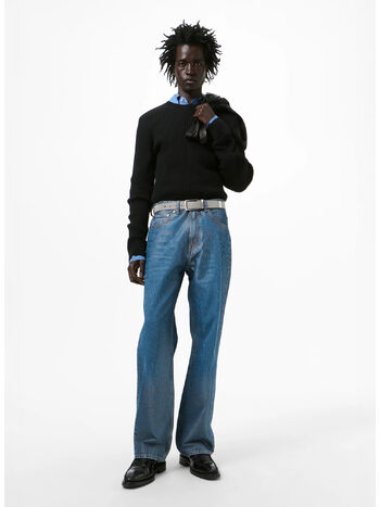 JEANS THIRD CUT, ELECTRIC BLUE WASH, small