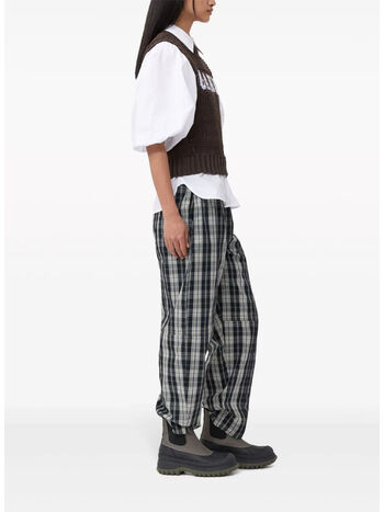 GILET COTTON ROPE, 079 HOT FUDGE, small