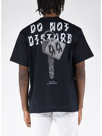 T-SHIRT ROOM 44, P410 BLACK + LATE CHECKOUT, small
