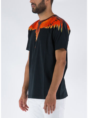T-SHIRT ICON WINGS REGULAR, 1026 BLACK CORAL R., small