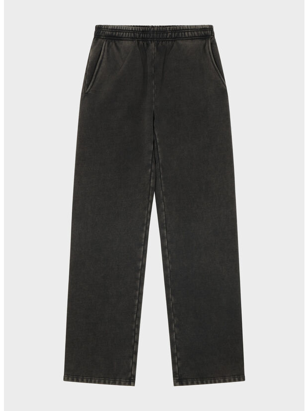 PANTALONE STRAIGHT LEG UNISEX, 0392 WASHED BLACK , large
