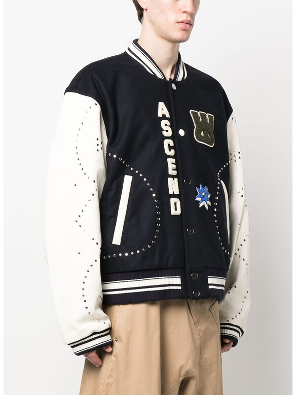 GIACCA ASCEND VARSITY COLLEGE, 5900 NAVY & IVORY, medium