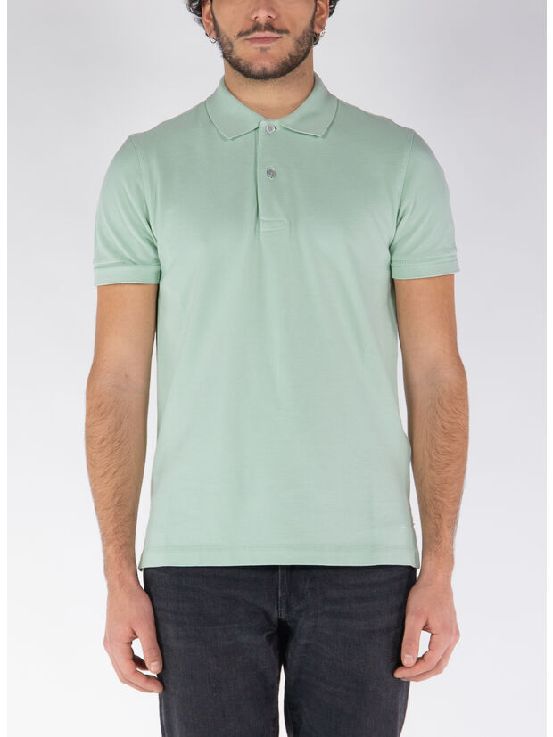 POLO TENNIS PIQUET, HB014 PALE MINT, large