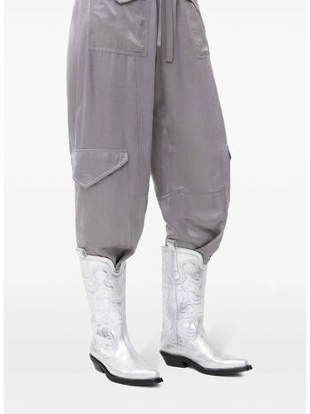 STIVALE MID SHAFT EMBROIDERED WESTERN, 018 SILVER, small