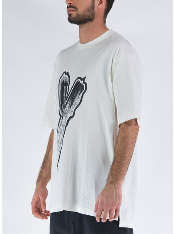 T-SHIRT LOGO GFX TEE, OWHITE, small