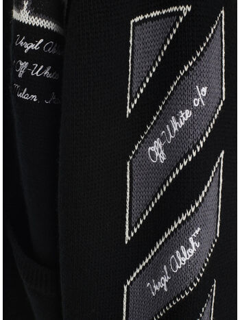 CARDIGAN VARSITY KNIT, 1010, small
