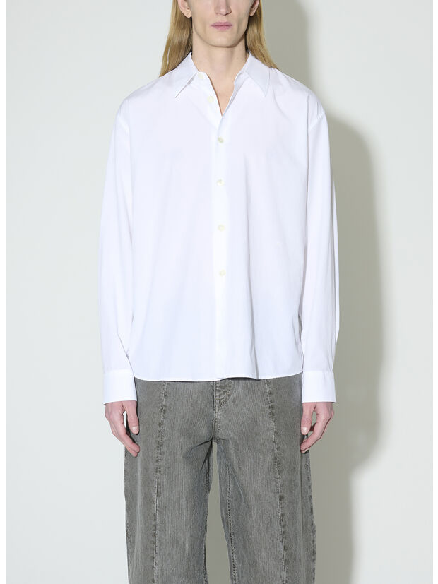 CAMICIA BEYOND, White Liquid Poplin, large