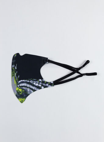 MASCHERINA BIRDS WINGS ACTIVE MASK, 1009BLACKGREY, small