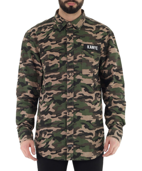 CAMICIA KANYE S/S 16, CAMO, large