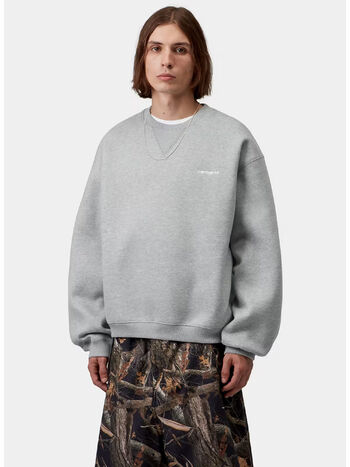 FELPA EBBERT, 00DXX Grey Heather / White, small