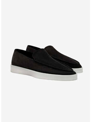 MOCASSINO IN SUEDE, 001 BLACK, small