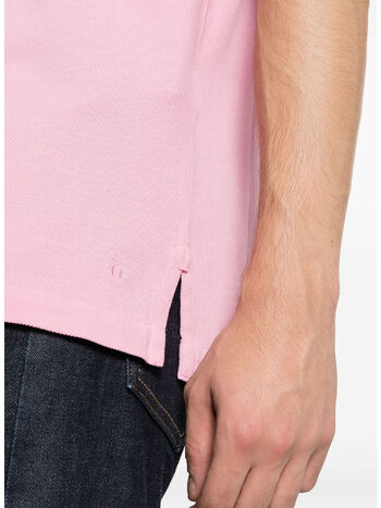 POLO TENNIS PIQUET, DP411 PINK, small