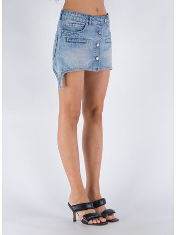 GONNA DIRTY BLUE DENIM STRAP MINI, 7011 LIGHT BLUE WASH, small