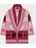CARDIGAN ICON JACQUARD, 3034 SWEET PINK - CHEF, thumb