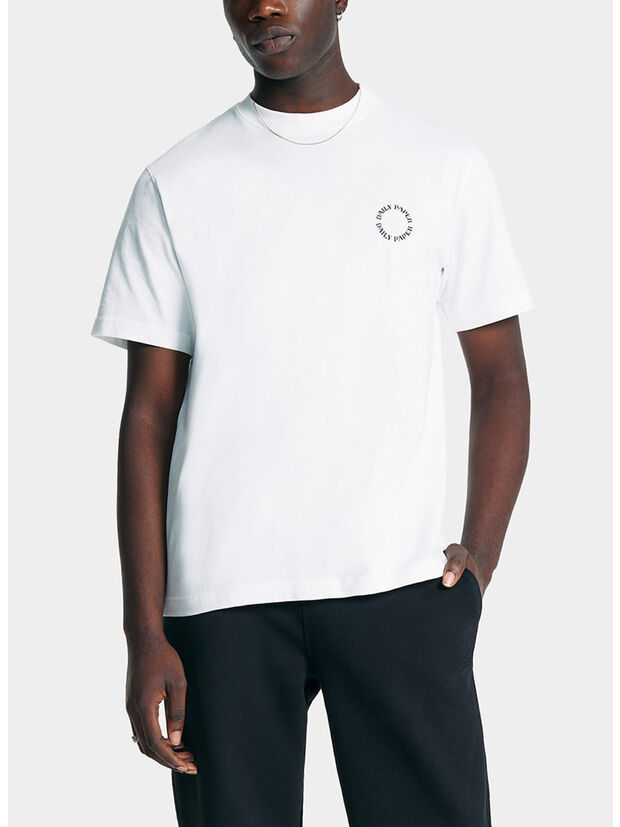 T-SHIRT ORBIT, WHITE, large