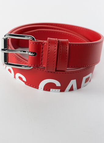 CINTURA CON LOGO, RED, small