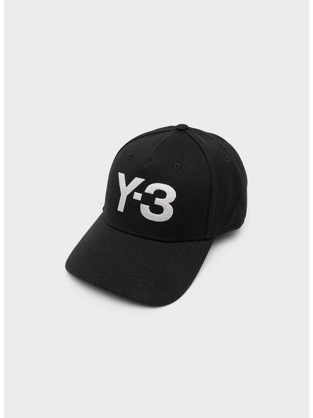 CAPPELLO Y-3 LOGO, BLACK, large