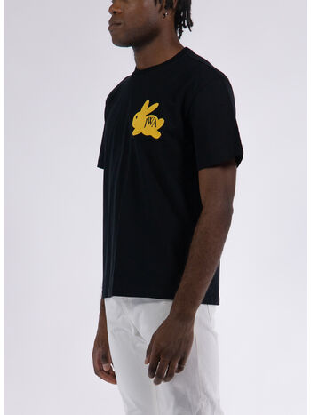 T-SHIRT BUNNY EMBROIDERY LOGO, 999 BLACK, small