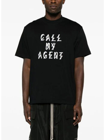 T-SHIRT AGENT, P413 BLACK + THE ENEMY PRINT, small