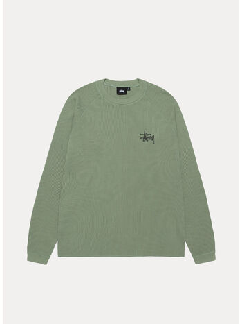 MAGLIONE GIROCOLLO RAGLAN BASIC THERMAL, 1059 SAGE, small