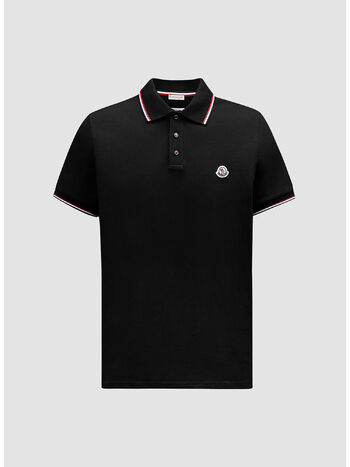POLO A MANICHE CORTE CON LOGO RICAMATO, , small