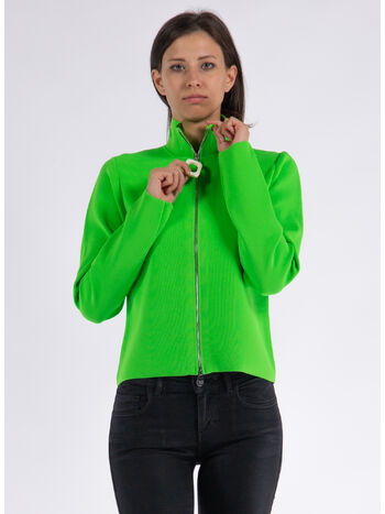 CARDIGAN FITTED ZIP UP, , small