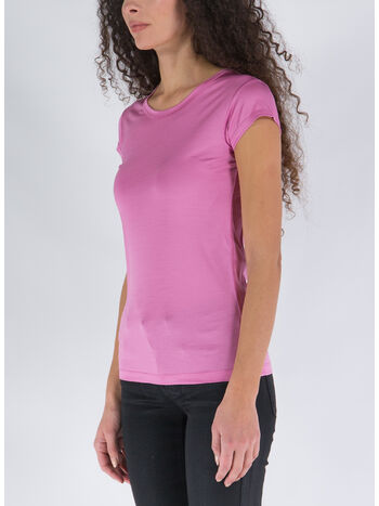 T-SHIRT SILK JERSEY FITTED, DP152 ROSEBLOOM, small