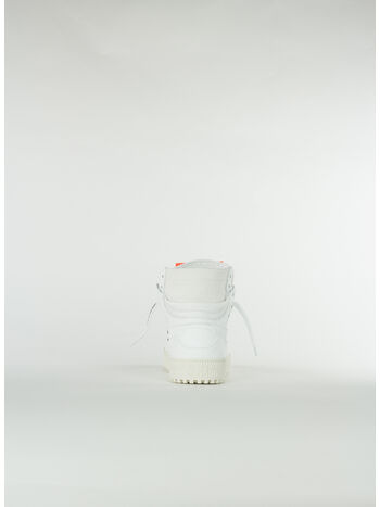 SCARPA 3.0 OFF COURT IN PELLE DI VITELLO, 0120 WHITE ORANGE, small