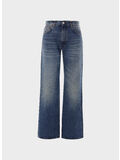 JEANS KOREA WASHED DENIM, K0721 MID BLUE, thumb