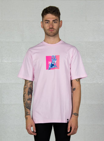 T-SHIRT HUF X SORAYAMA BOX TEE, 248PINK, small