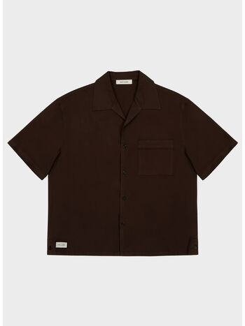 CAMICIA SS PAJAMA UNISEX, 6235 BRUNETTE, small