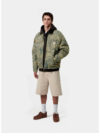 GIUBBOTTO OG DETROIT, 3BL06 CAMO COMBI GREEN/BLACK STONE WASHED, small