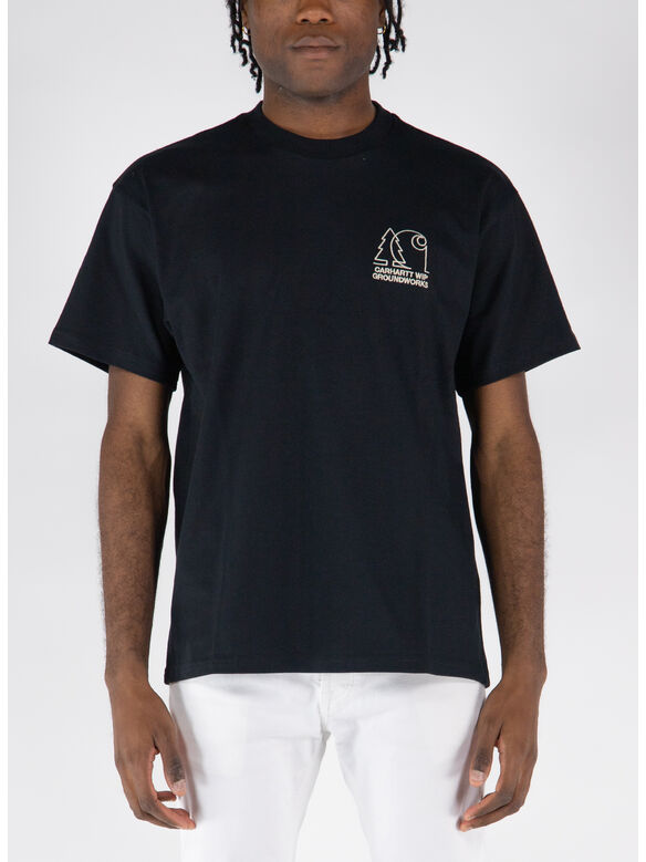 T-SHIRT GROUNDWORK, 89XX BLACK, medium