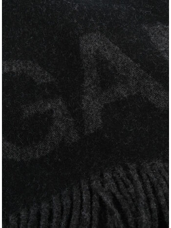SCIARPA A FRANGE, 099 BLACK, small