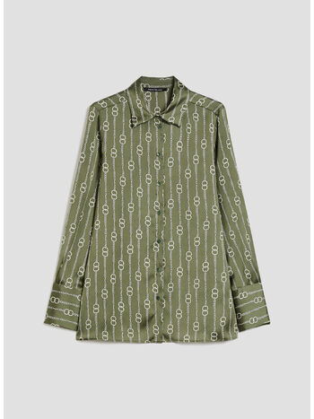 CAMICIA IN RASO A FANTASIA, 005 CATENA FONDO, small
