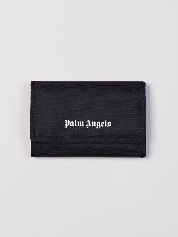 PORTAFOGLIO LOGO PRINT FOLDED WALLET, 1001BLACKWHITE, large