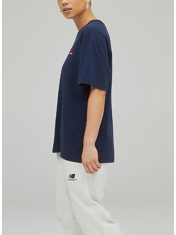 T-SHIRT UNI-SSENTIALS COTTON TEE, NGO NATURAL INDIGO, small