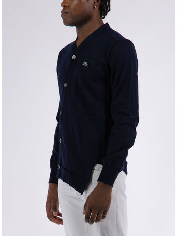 CARDIGAN KNIT, NAVY, small